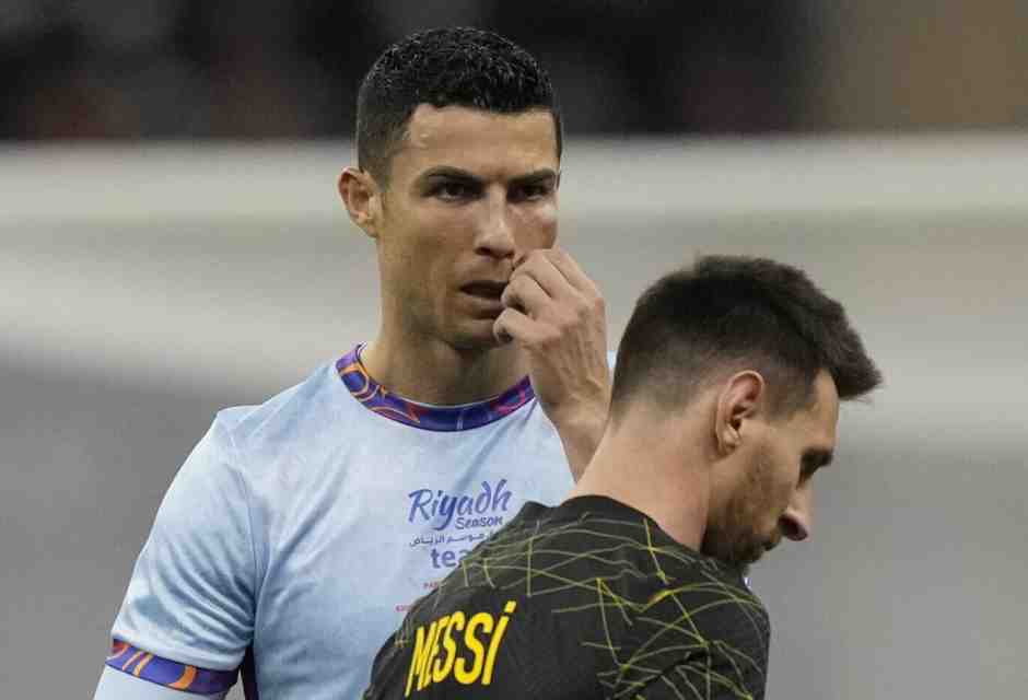 Cristiano Ronaldo e Lionel Messi (foto Ap, via LaPresse)