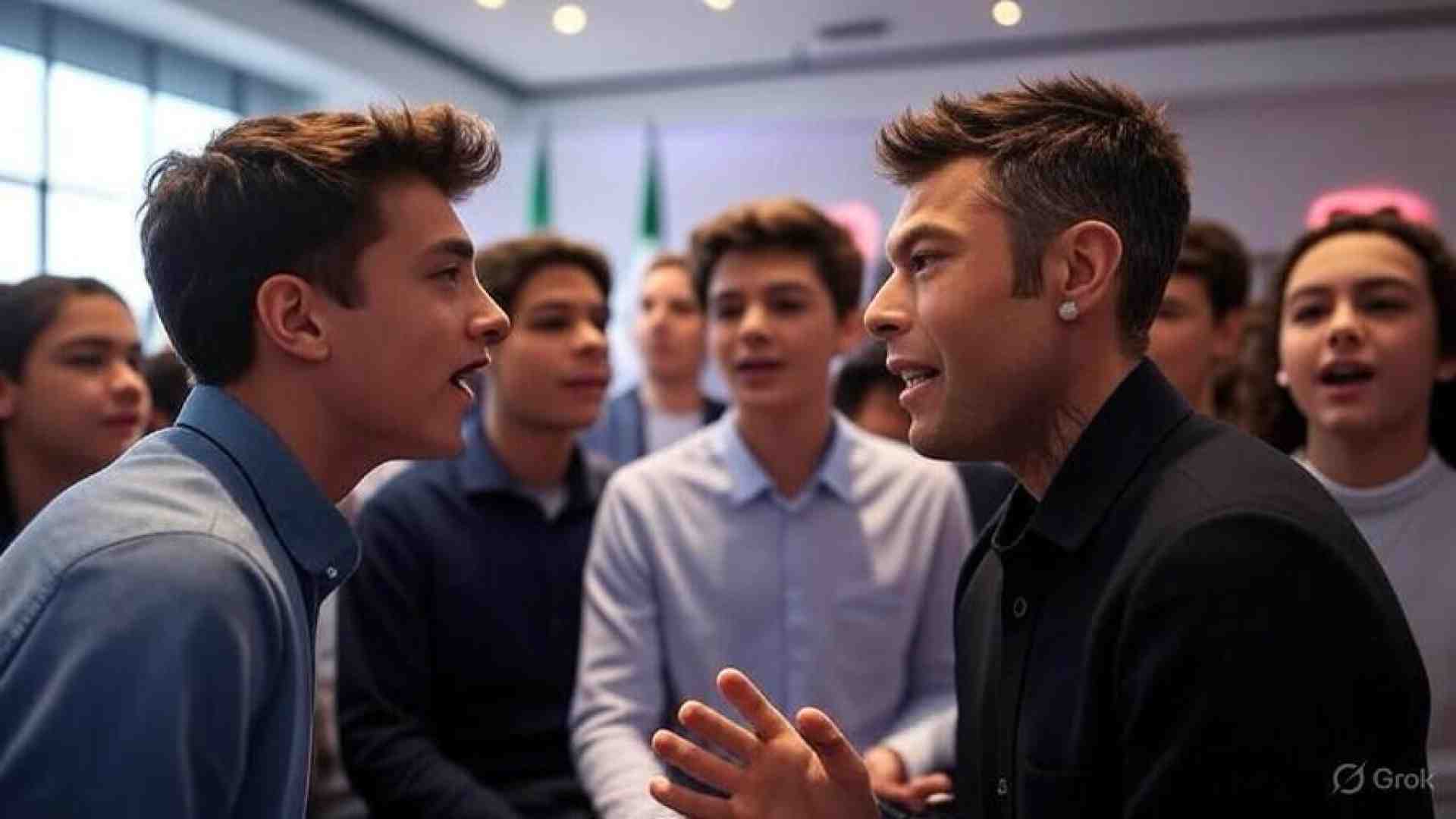Immagine di Il Rap e il congresso dei giovani azzurri: elogio inatteso di Fedez e Forza Italia