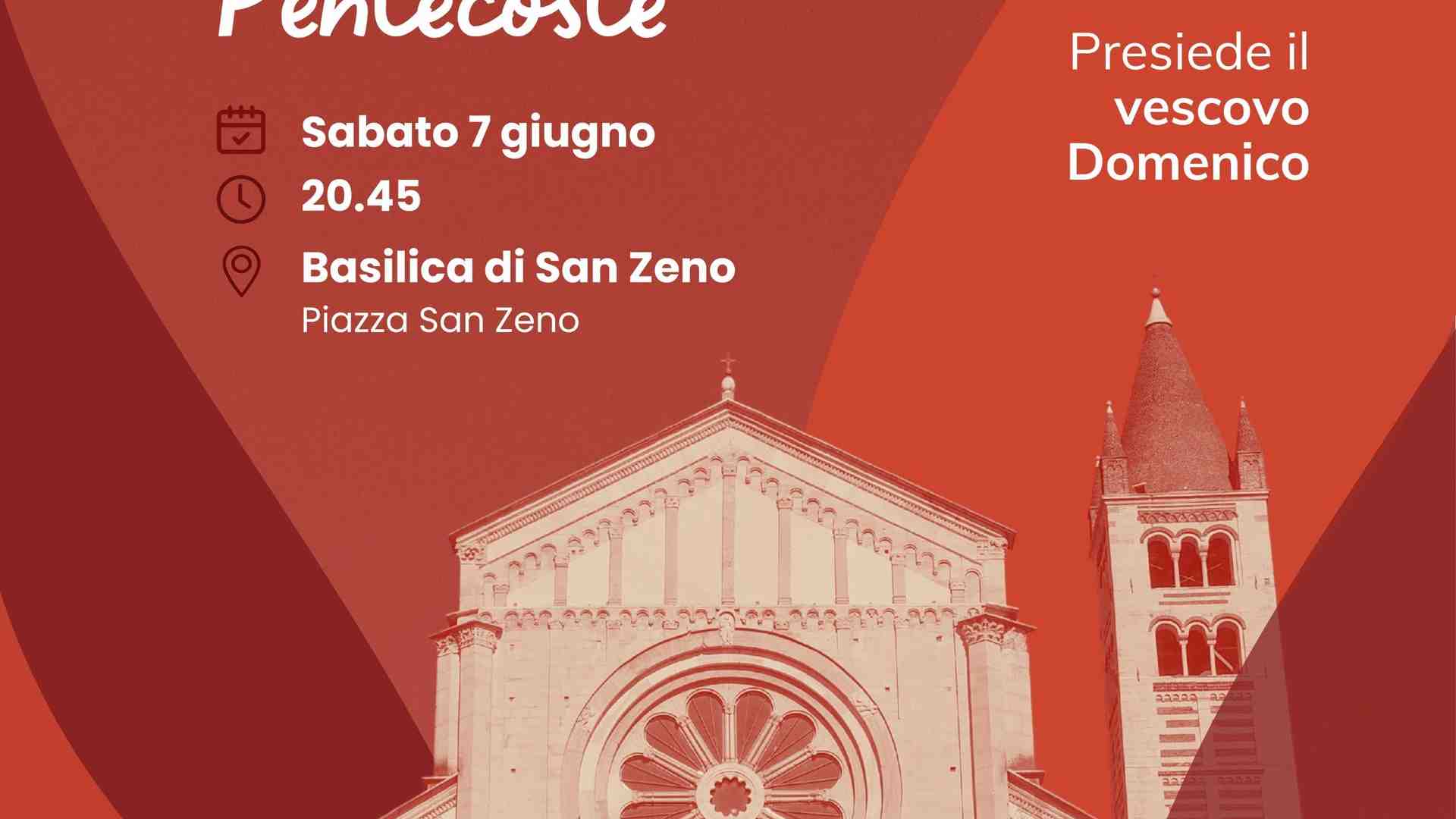 Immagine di Veglia di Pentecoste col vescovo Domenico a san Zeno