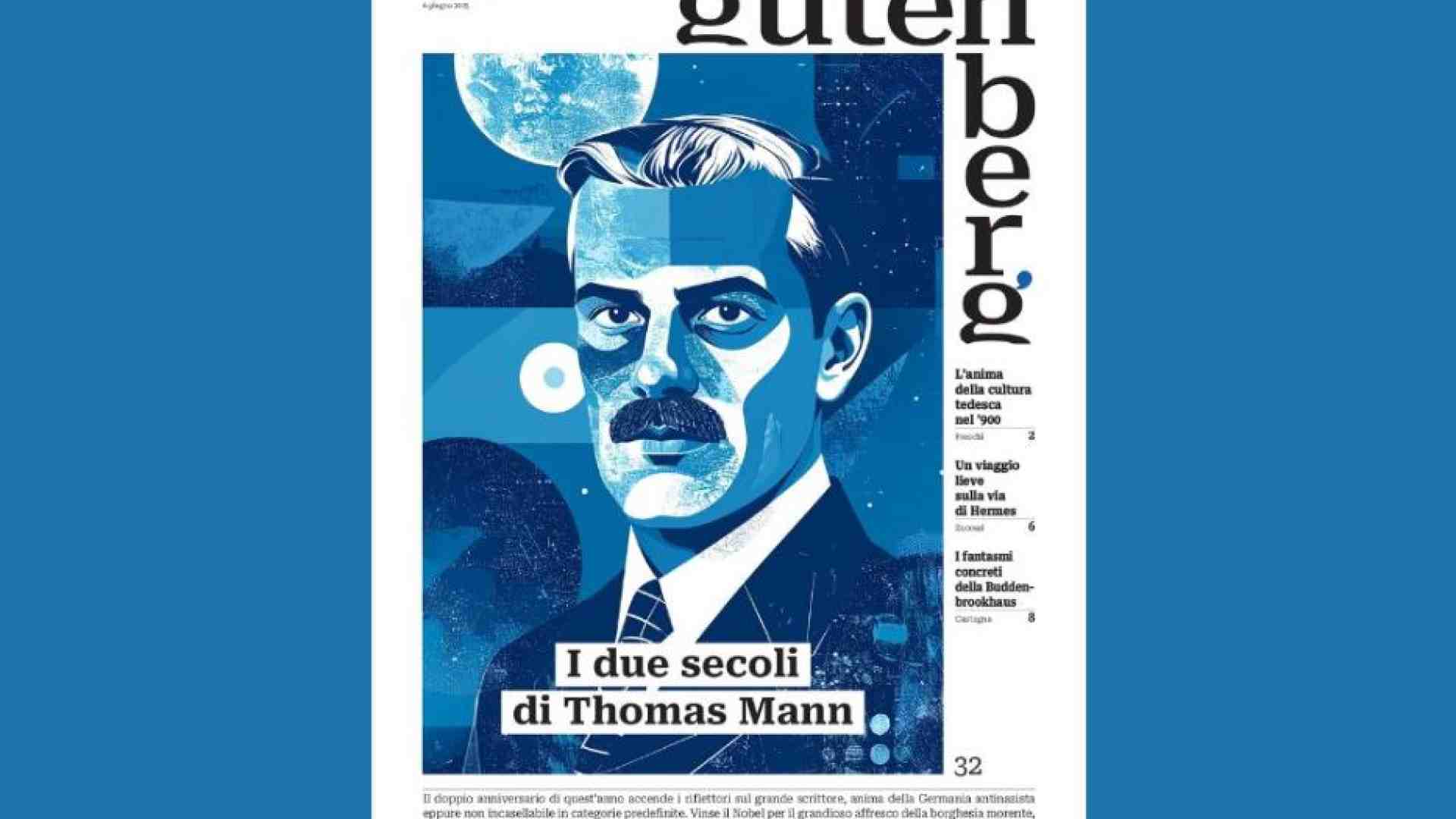 Immagine di Gutenberg del 6 giugno esplora i due secoli di Thomas Mann