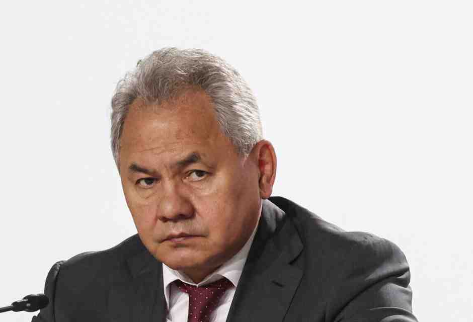 Il segretario del Consiglio di sicurezza russo Sergei Shoigu (foto ANSA)