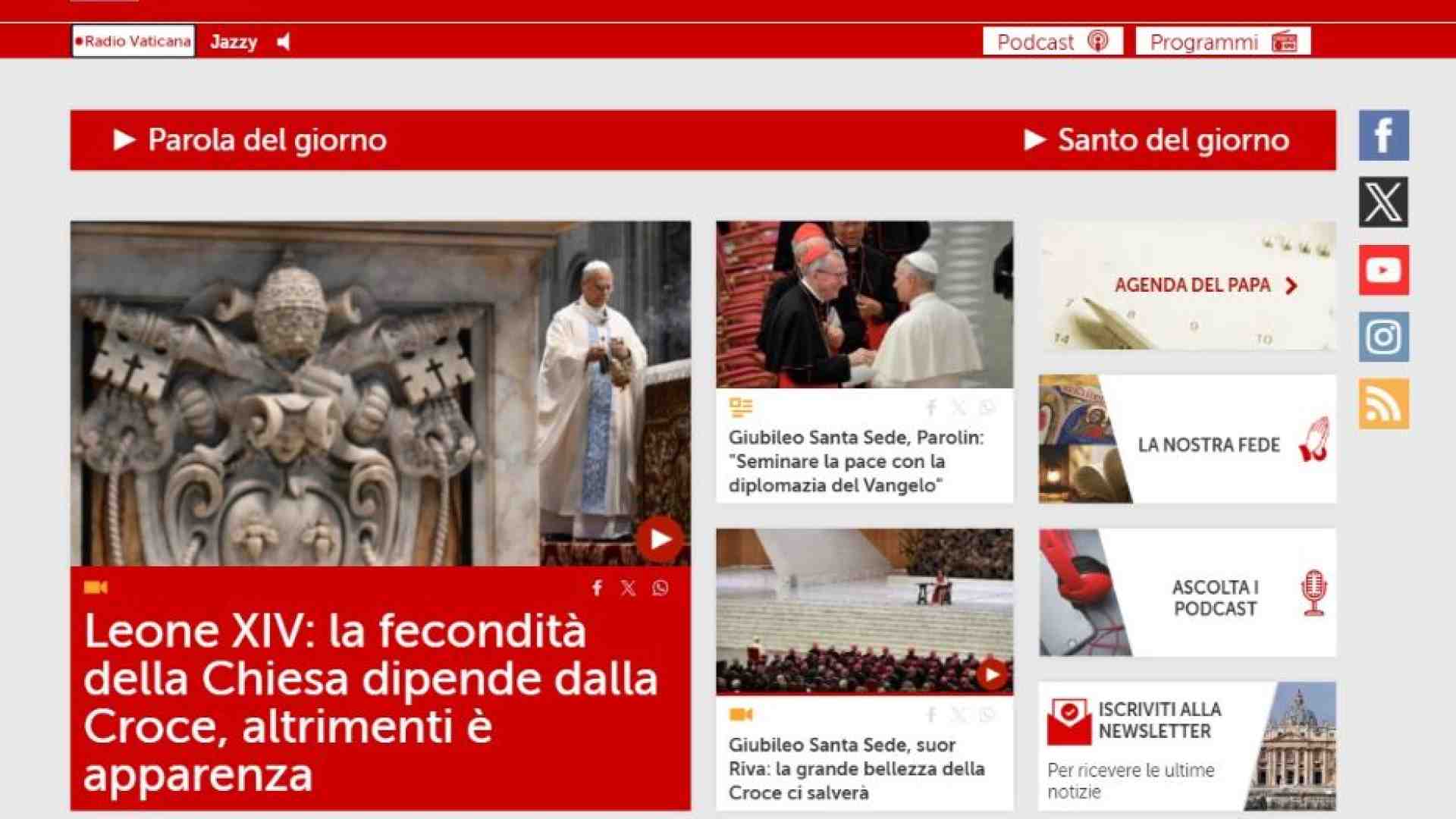 Immagine di Vatican News ha rimosso le ultime immagini di Rupnik (accusato di abusi)