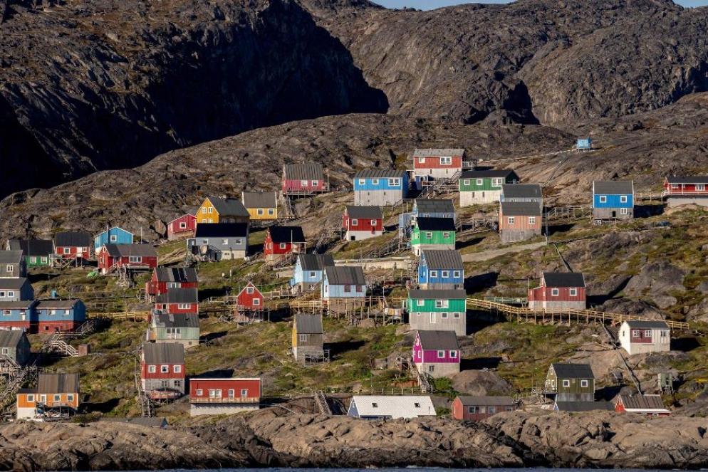 Kangaamiut in Groenlandia, regione che Trump ha minacciato di sottrarre alla Danimarca - Ansa