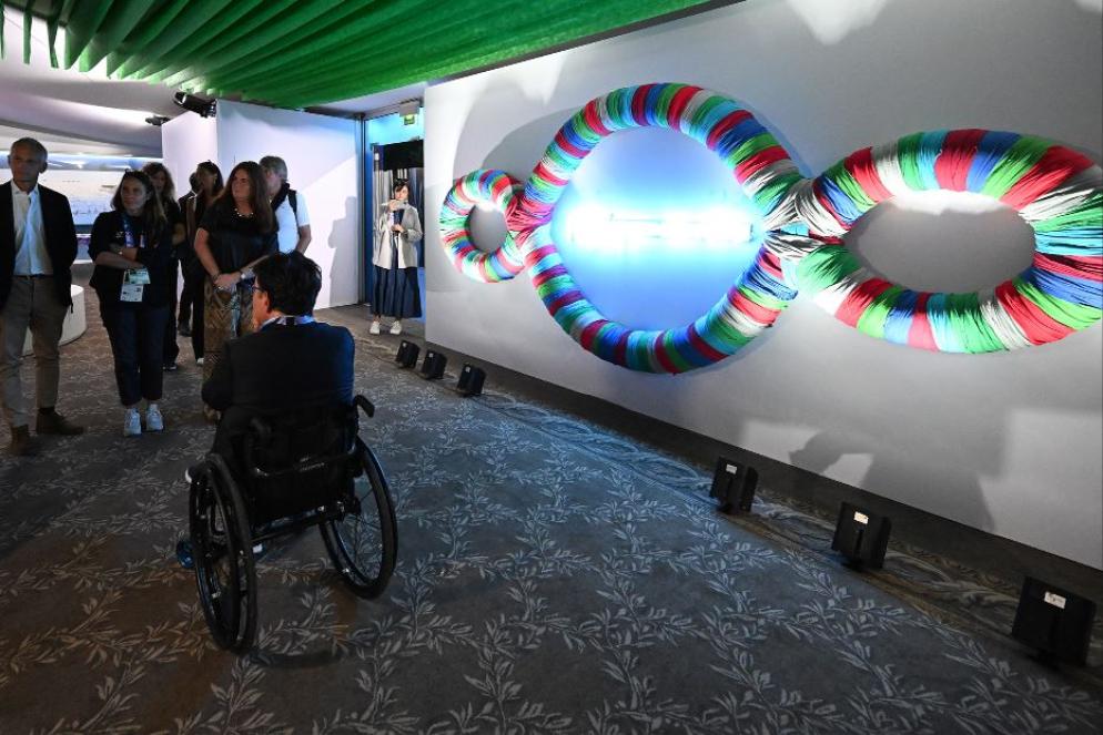Casa Italia paralimpica con le opere di Michelangelo Pistoletto - Cip/Bizzi