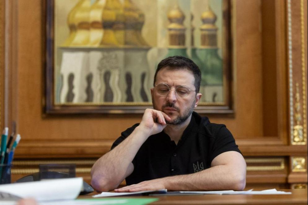 Il presidente ucraino Volodymyr Zelensky - Ansa