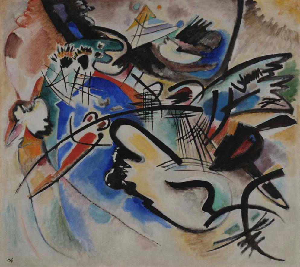 Vasilij Kandiskij, "Composizione" (1920) - -