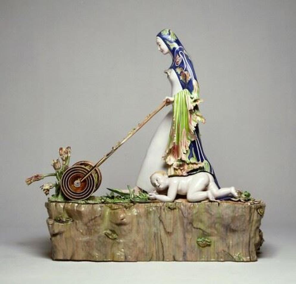Bertozzi&Casoni, "Scegli il Paradiso" (1997), ceramica policroma - Ansa