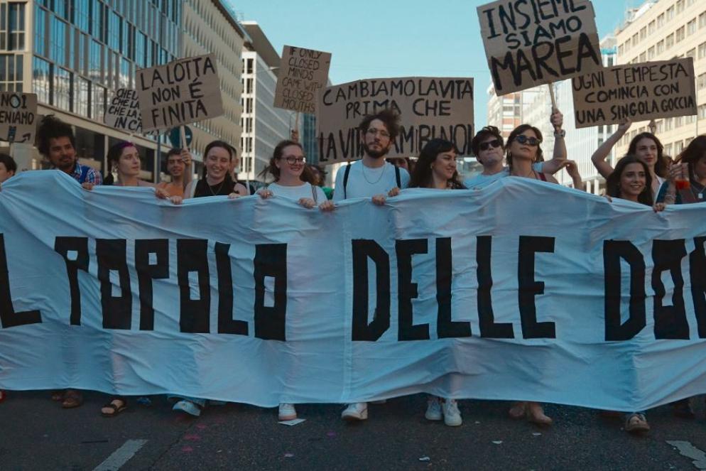 Una scena del docufilm "Il popolo delle donne" di Yuri Ancarani