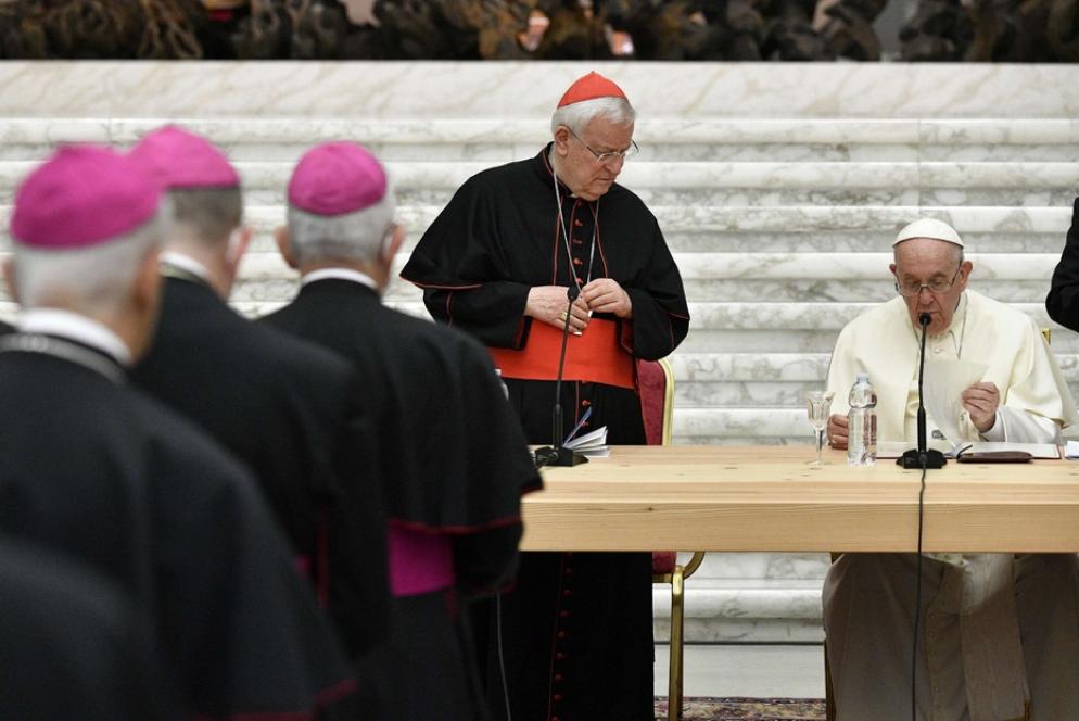 Il dialogo tra il Papa e i vescovi italiani - Ansa