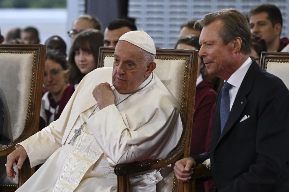 Il Papa con il Granduca Enrico - Ansa