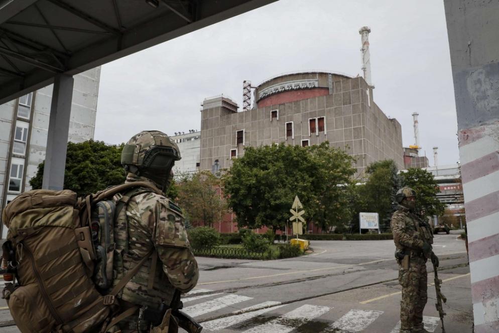 La centrale nucleare di Zaporizhzhia sotto il controllo russo - Ansa