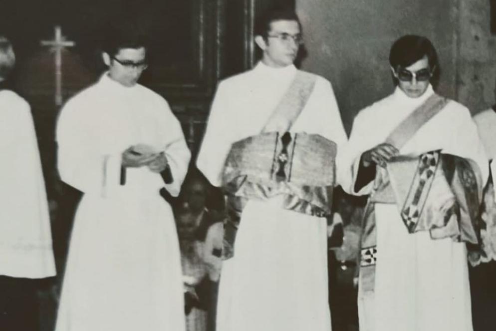 Petrocchi nel giorno della sua ordinazione sacerdotale - Arcidiocesi di L'Aquila