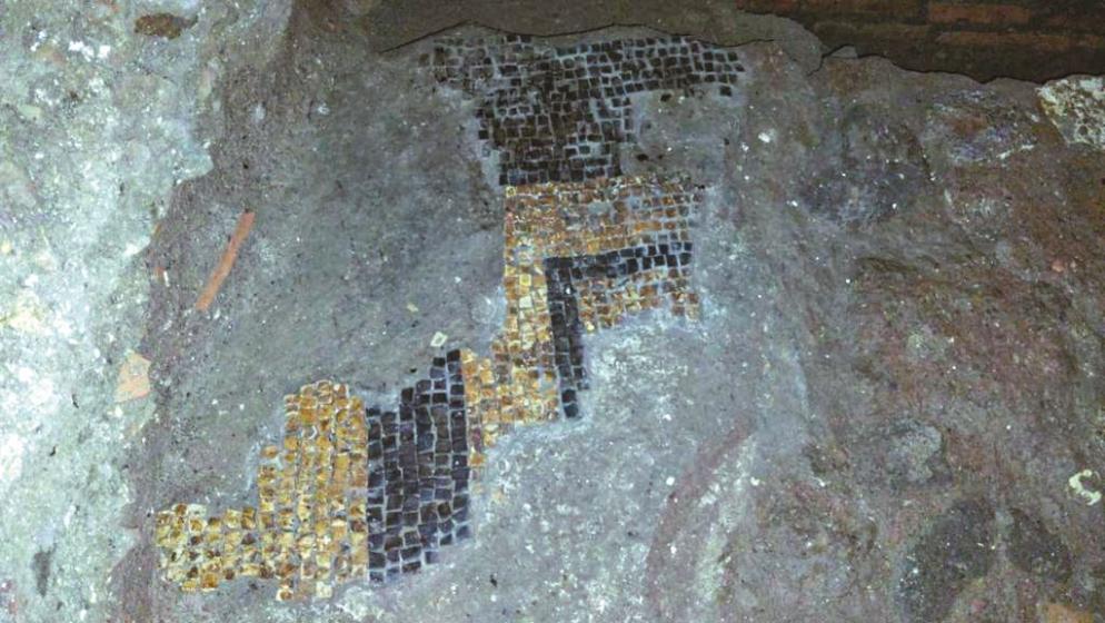 Mosaico dell'area della Porticus Minucia - Soprintendenza Speciale di Roma