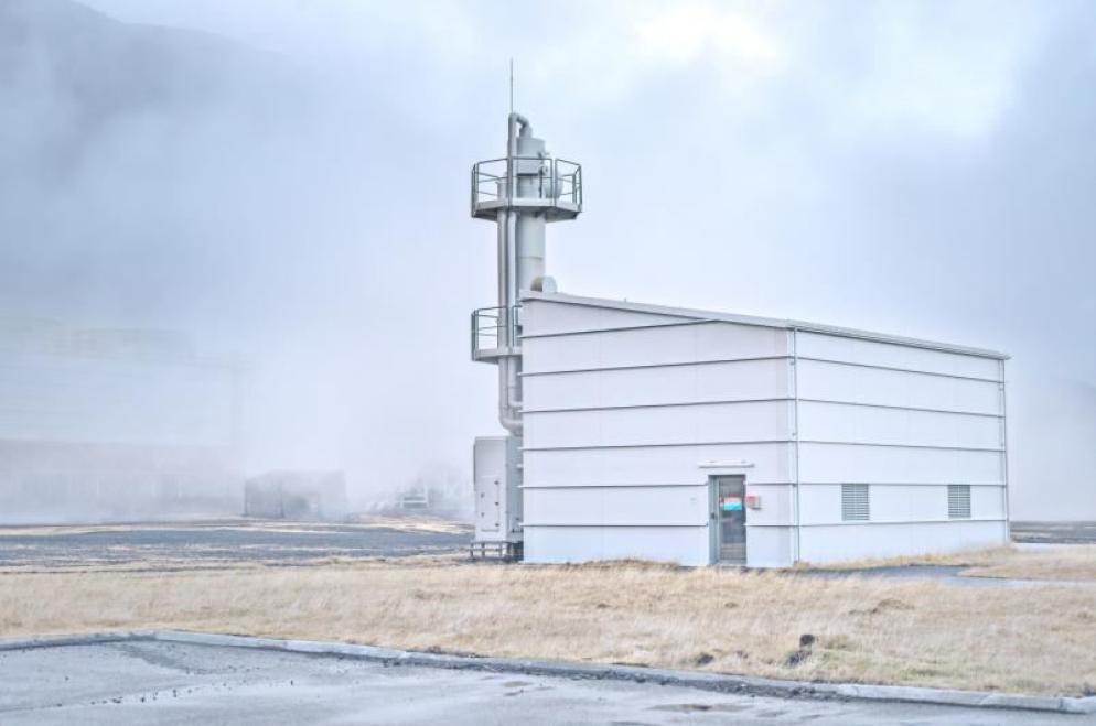 Un impianto di carbon capture in Islanda - Luca Locatelli