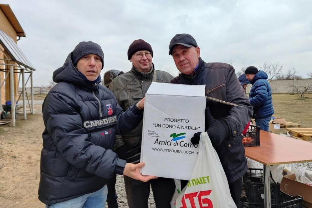 In Ucraina la consegna degli aiuti arrivati dalla provincia di Como - "Frontiere di pace"