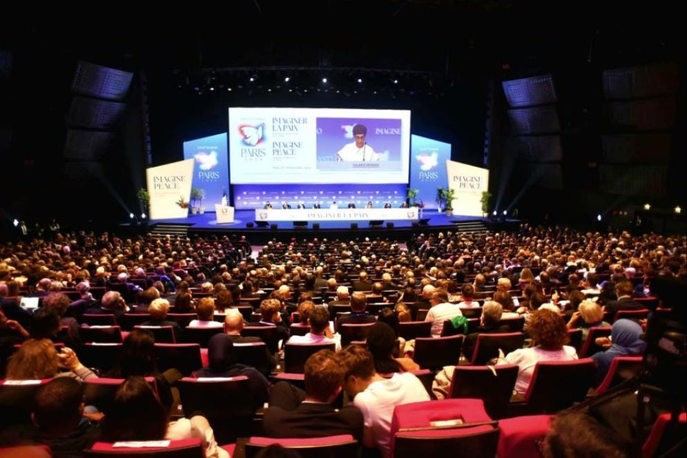 L'apertura dell'incontro internazionale per la pace organizzato da Sant'Egidio a Parigi - Sant'Egidio
