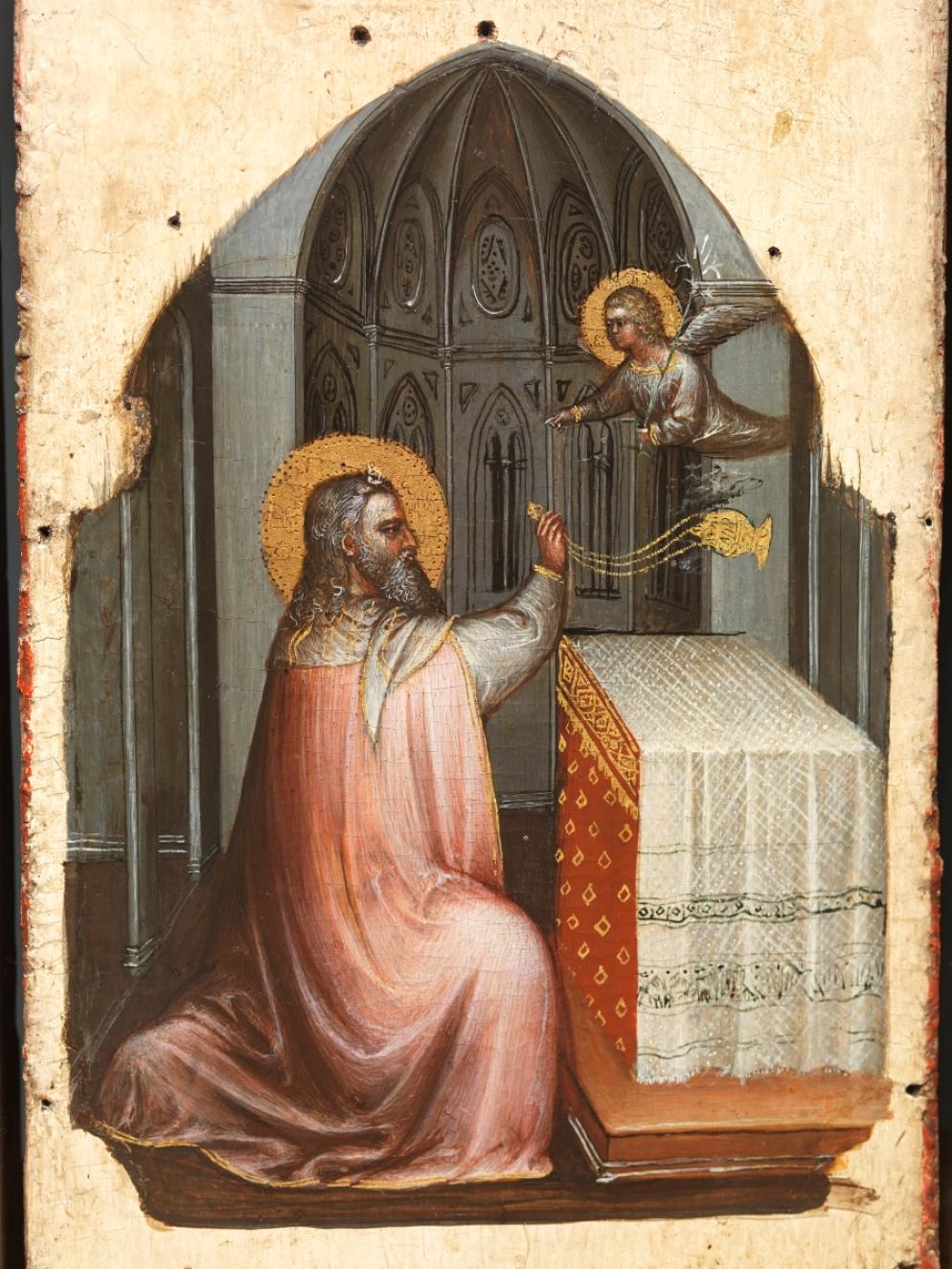 Giusto de' Menabuoi, Battesimo di Cristo, dal Polittico del Battistero della cattedrale, Padova - Mauro Magliani