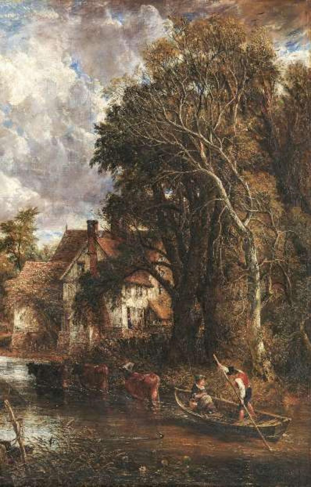 John Constable, “The Valley Farm”, 1835 (particolare) - dalla mostra "Paesaggi dell'anima" alla Reggia di Venaria Reale