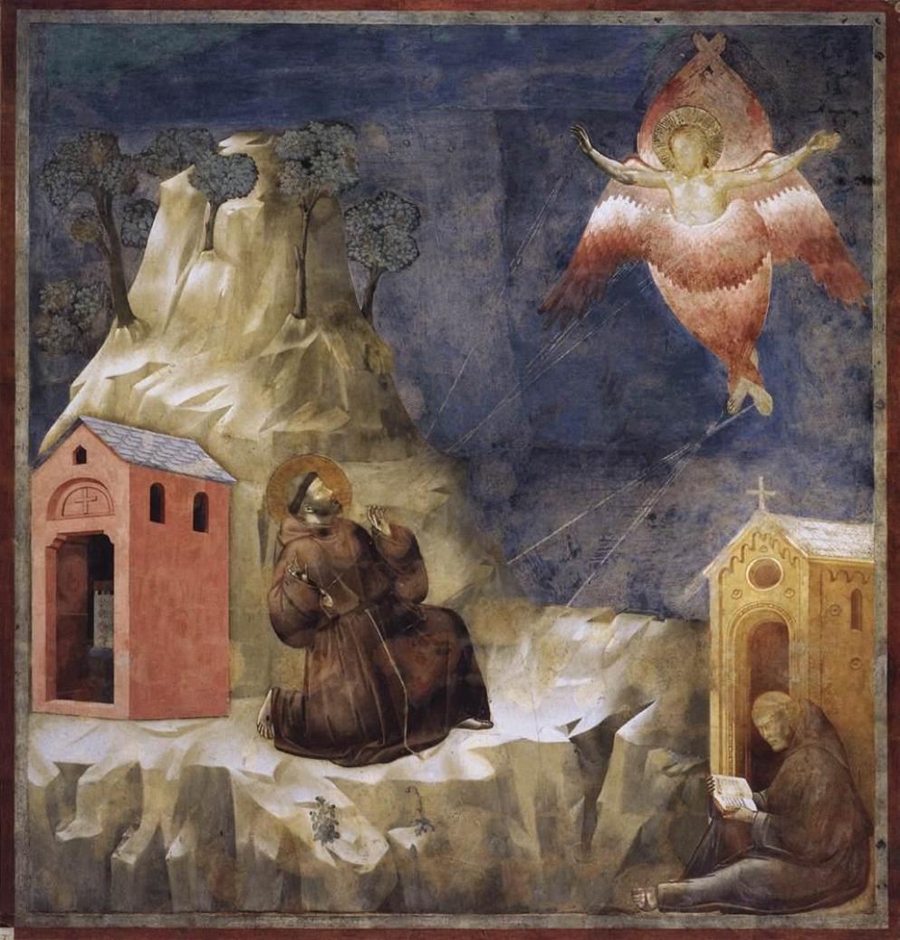 Giotto, "San Francesco riceve le stimmate", affresco nella Basilica superiore di Assisi - Avvenire