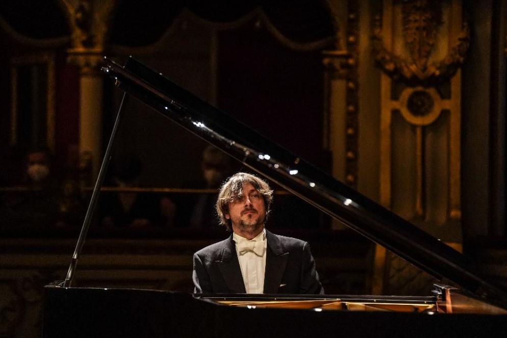 Il virtuoso Francesco Libetta in concerto sulle musiche di Ezio Bosso - Foto Clarissa Lapolla