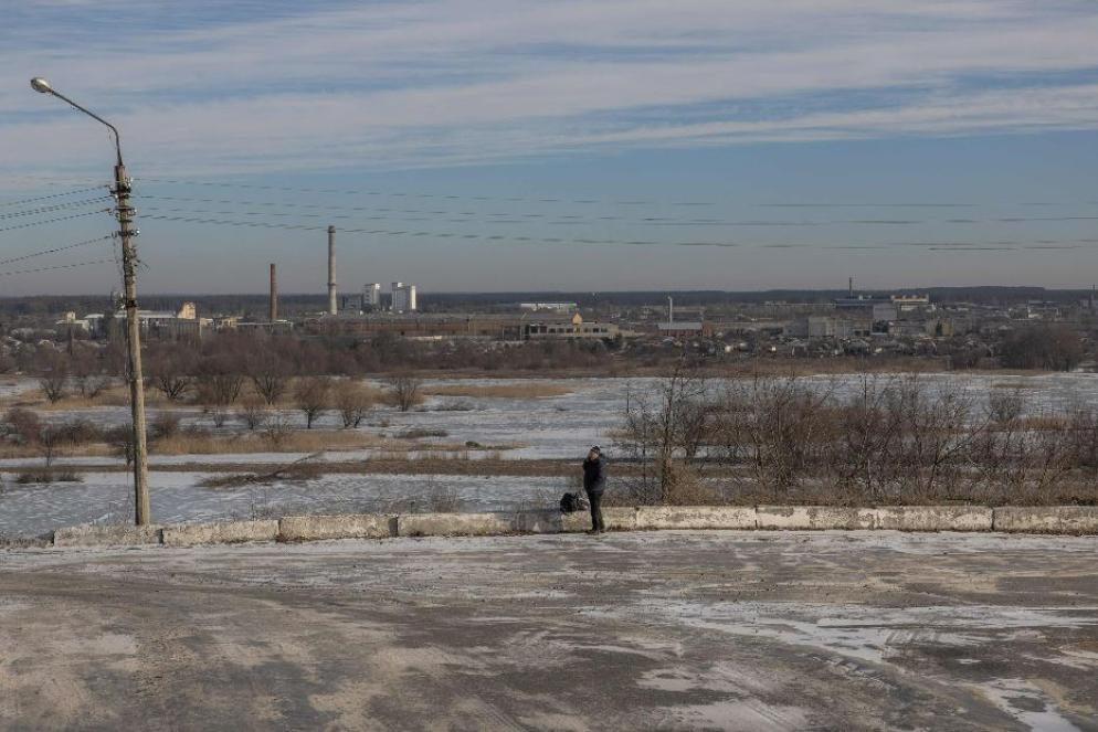 Kupiansk, nella regione di Kharkiv, città su cui punta l'esercito russo - Ansa