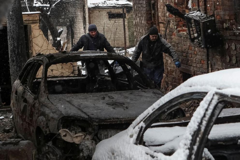 La devastazione delle case a Kharkiv dove sono morte sette persone per un raid di droni russi - Reuters