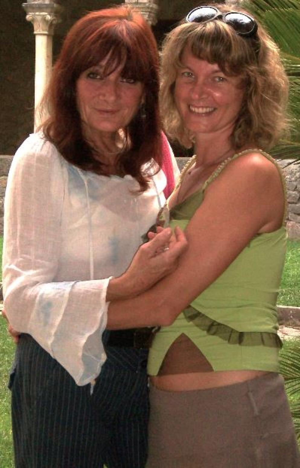 Alessandra con la mamma - Archivio Pelagatti