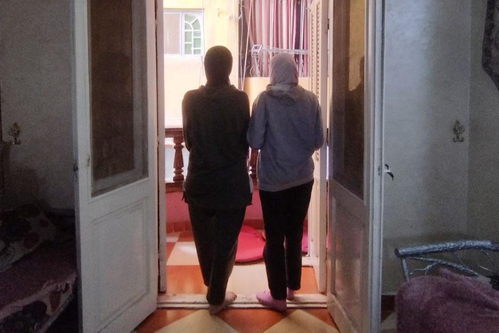 Reem e sua sorella, nella casa in cui sono ospitate nel distretto di El Matarya al Cairo - Francesca Ghirardelli