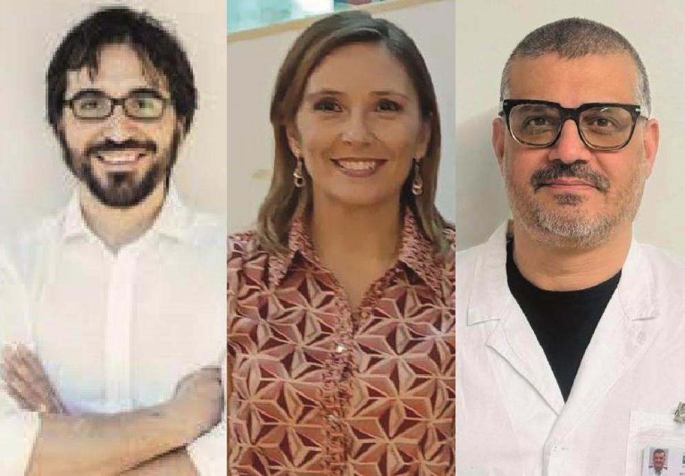 Da sinistra Simone Cheli, Rossella Sollami, Antonino Castro