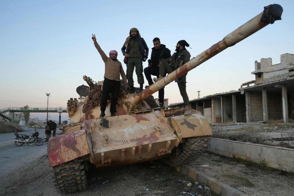 I miliziani ad Aleppo - Ansa