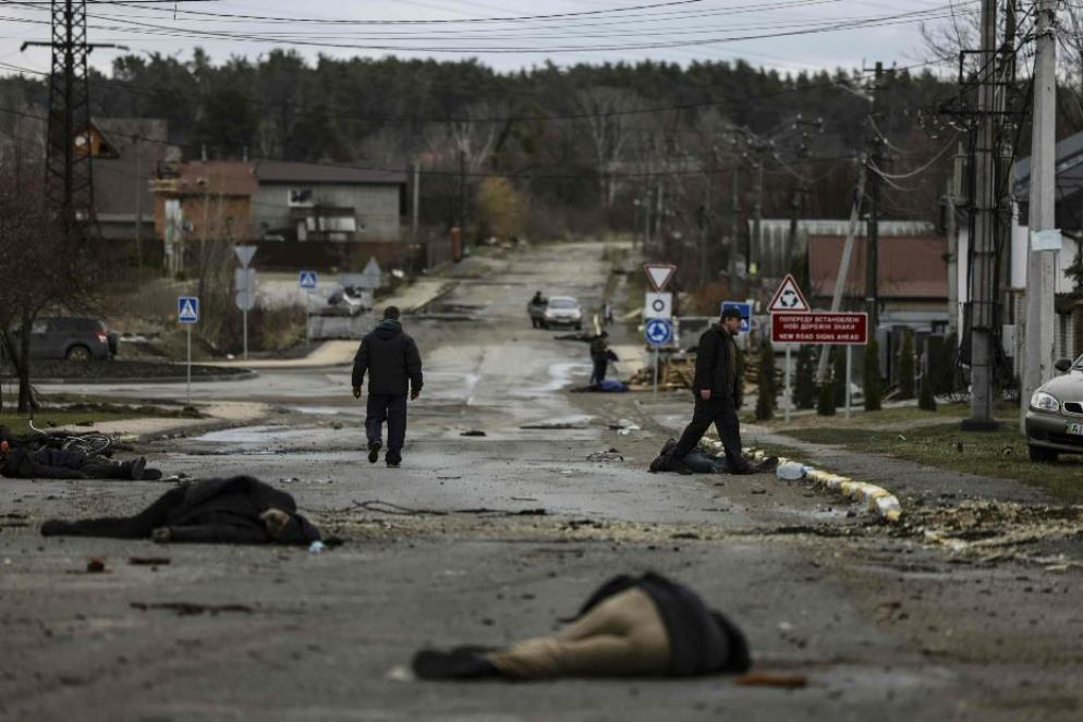 I crimini contro i civili nelle città intorno a Kiev, Bucha e Irpin - Ansa