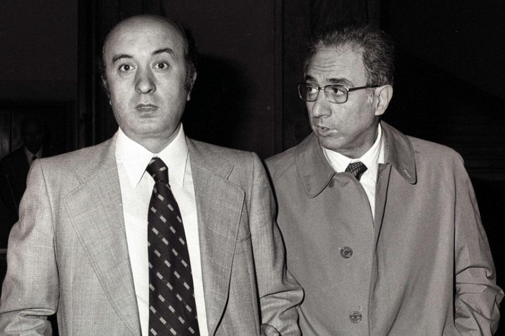 Francesco Cossiga con Ciriaco de Mita, - Ansa