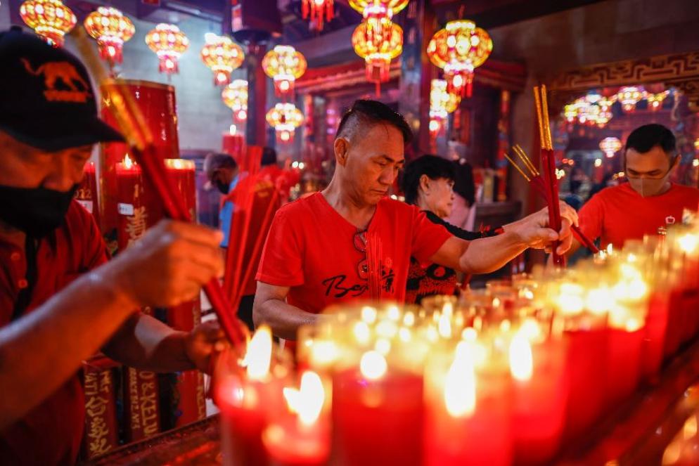 Il tempio di Hok Lay Kiong a Besaki, in Indonesia - ANSA