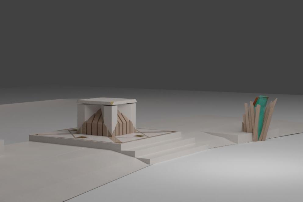 Raul Gabriel, idee per il presbiterio della chiesa di San Francesco, nella Abrahamic Family House - Raul Gabriel