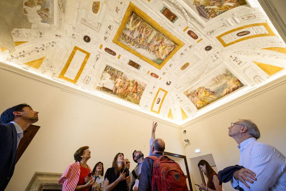 La Sala dei Fatti romani, di recente apertura al pubblico - Marco Giugliarelli