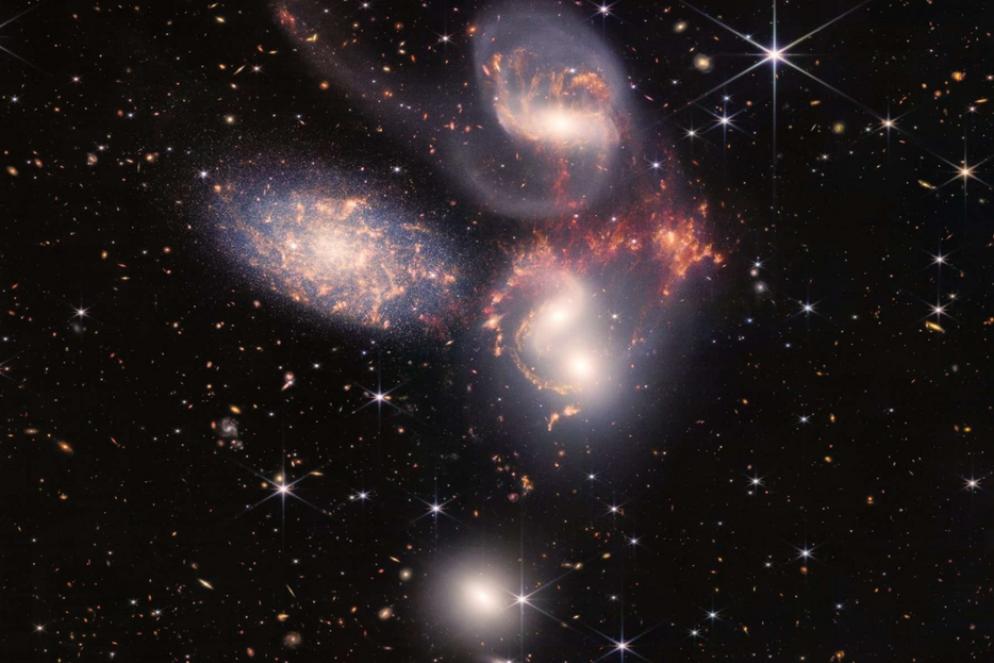 Quintetto di Stephan - Nasa, Esa, Csa, Stsci, Webb Ero Production Team/Reuters