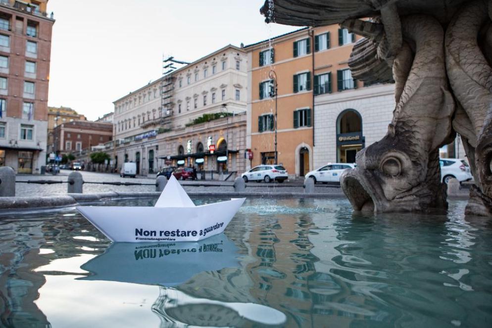 La fontana del Tritone a piazza Barberini - Margherita Simionati