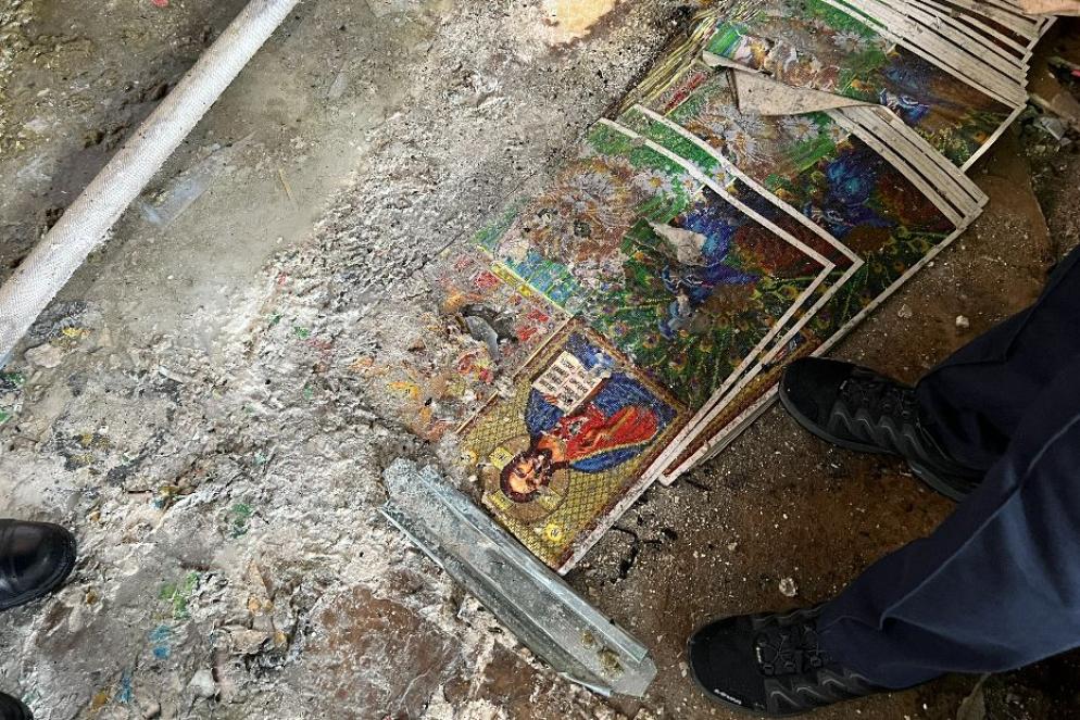 Le icone bizantine di Cristo distrutte dall'incendio provocato da un missile russo - Avvenire