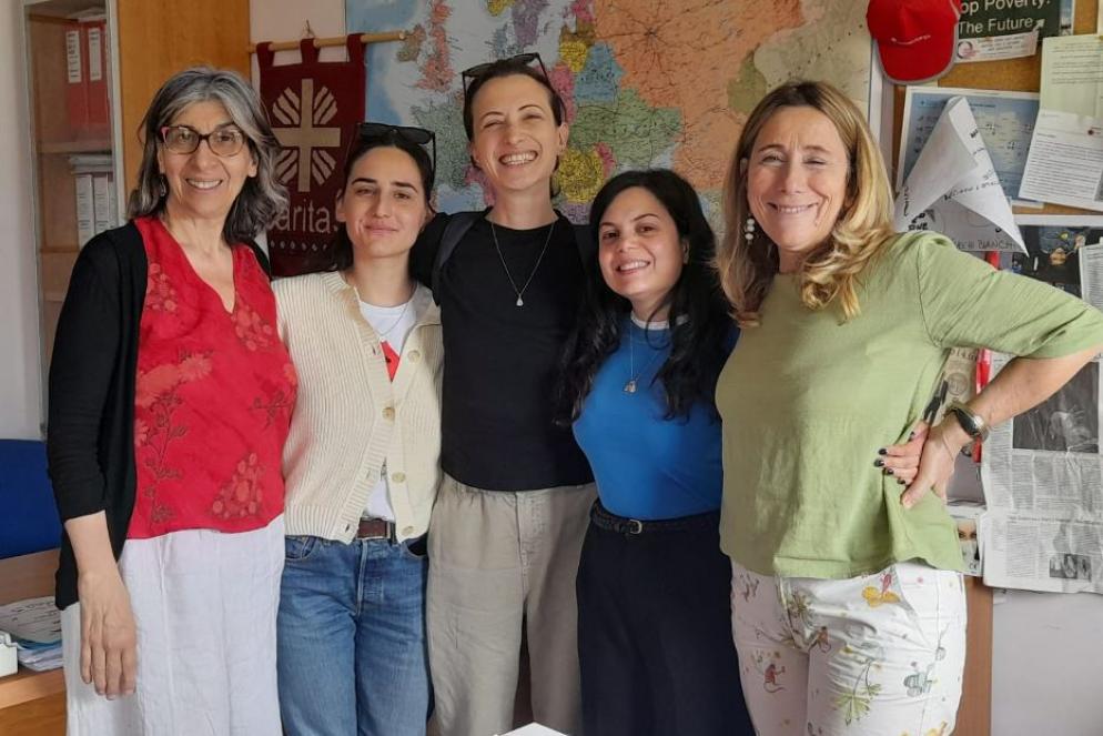 Il team di Caritas Italiana in Ucraina che si trova a Leopoli - Caritas Italiana