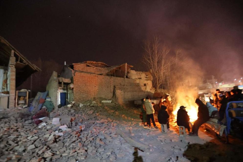 La devastazione del sisma che ha colpito la contea di Jishishan nel Gansu - ANSA