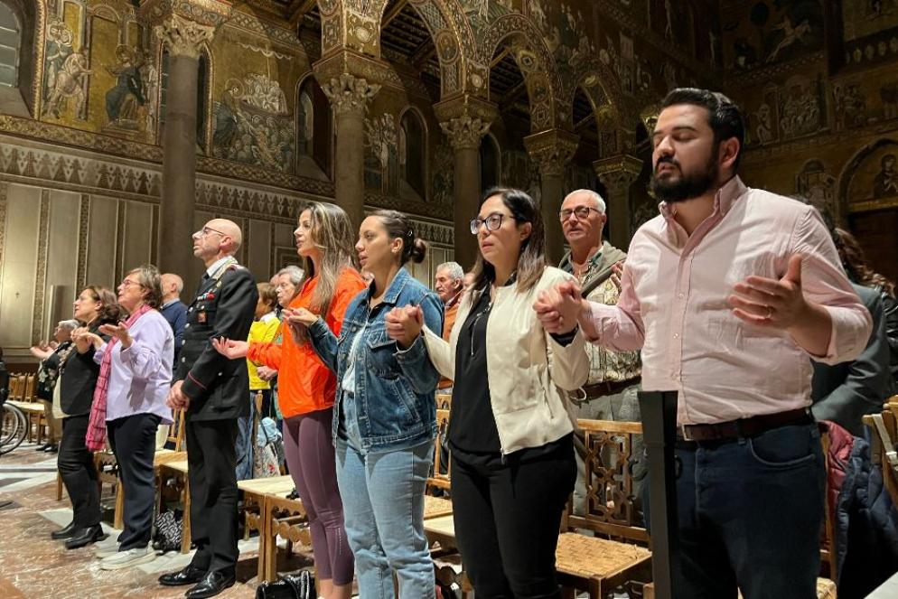 A Monreale la preghiera del Consiglio dei giovani del Mediterraneo - Gambassi