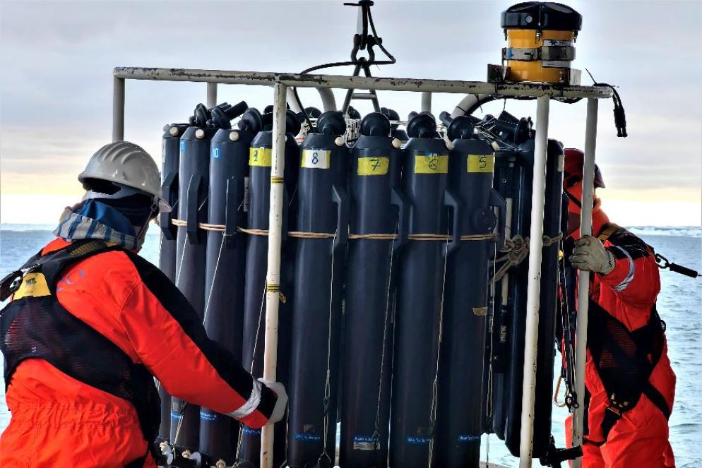 Apparecchi per misurare salinità e temperatura dell’acqua e velocità delle correnti - Valentino