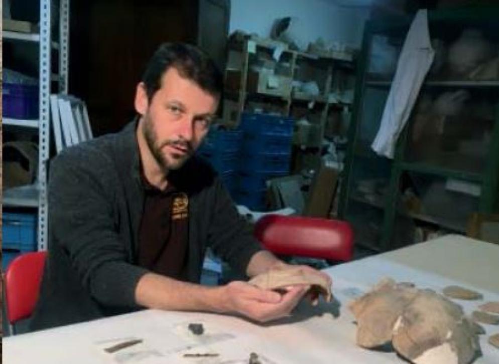 L'archeologo Marcello Fidanzio - Archivio