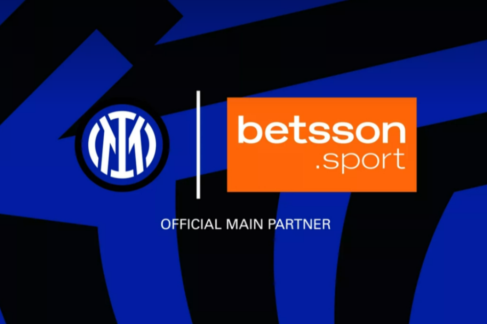 Un'immagine tratta dal sito dell'Inter con l'annuncio del nuovo sponsor - F.C. Inter