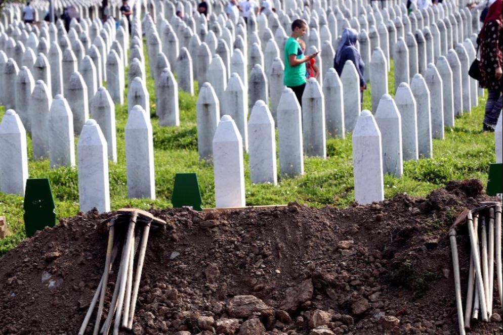 Il memoriale di Potocari a Sebrenica - Ansa