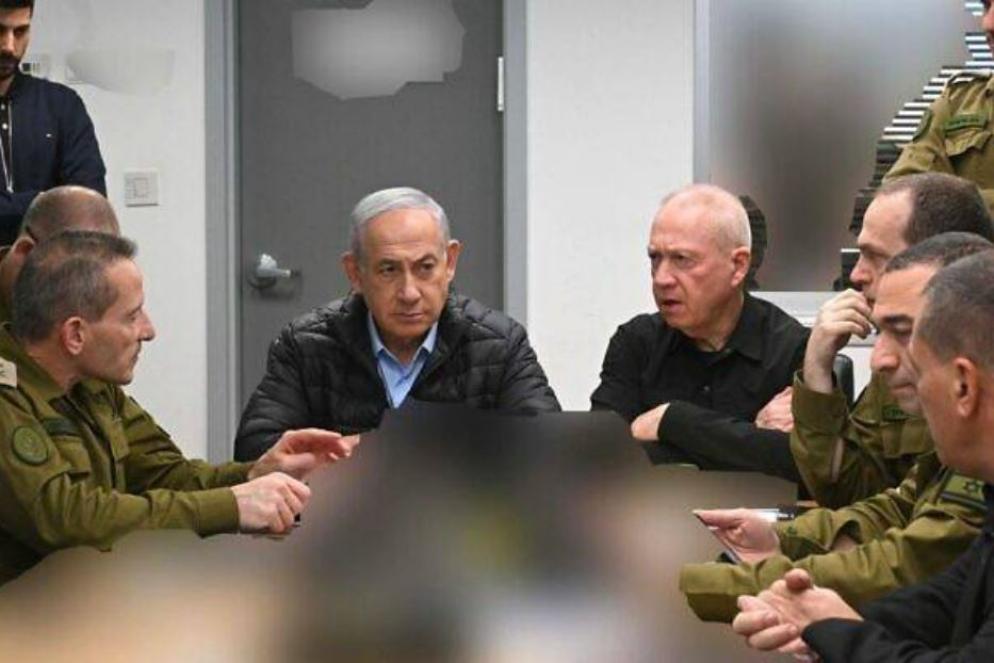 Netanyahu con i generali israeliani - Chine Nouvelle/Sipa