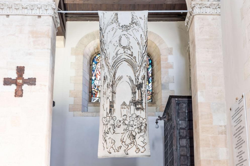 Stefano Arienti, "Ultima cena", 2022. Cosenza, cattedrale