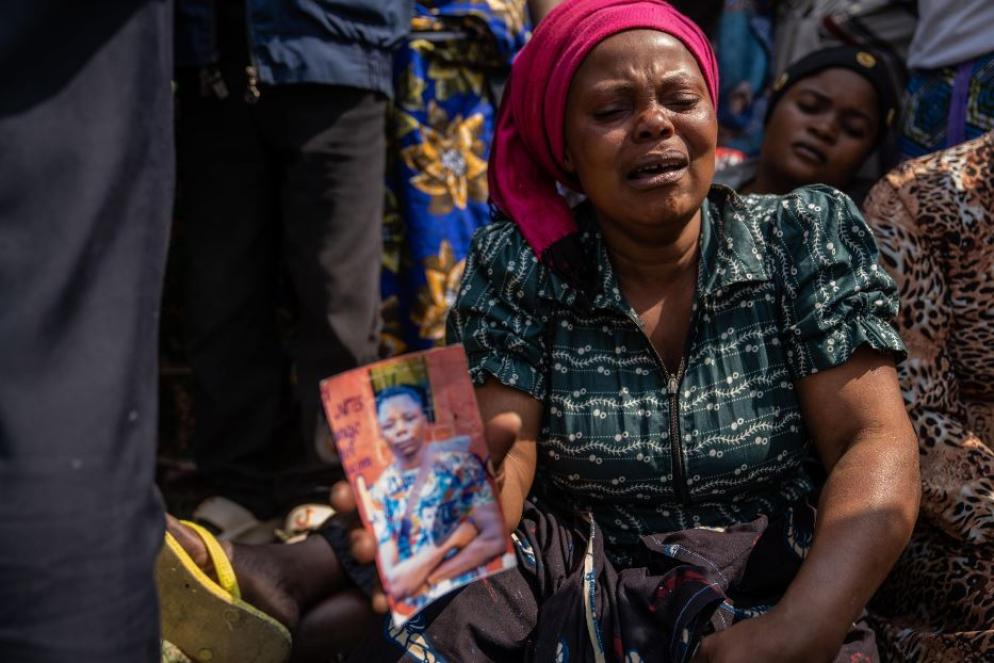 Il dolore di una madre per la figlia uccisa in Congo a causa della guerra - Ansa