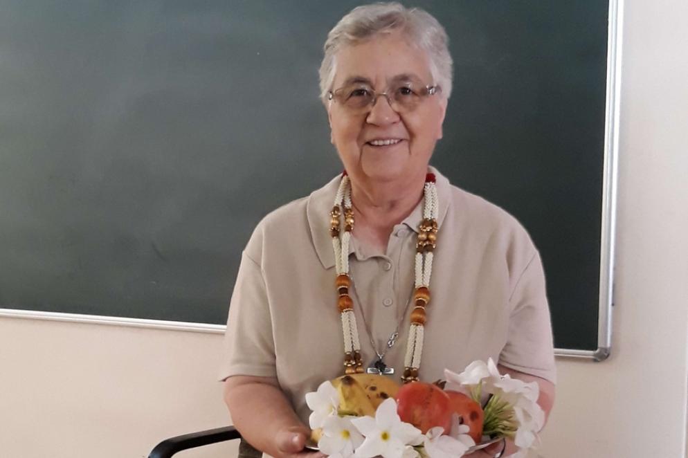 Suor Paola Vizzotto in una foto recente - Per gentile concessione di suor Paola Vizzotto