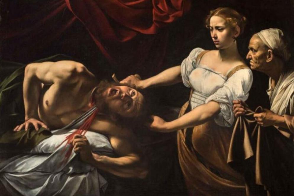 Caravaggio, “Giuditta e Oloferne”, 1603 circa - Bibliotheca Hertziana - Foto di Enrico Fontolan